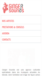 Mobile Screenshot of gingersounds.com